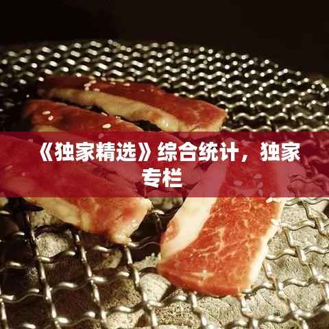 《独家精选》综合统计，独家专栏 