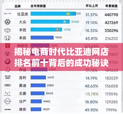 揭秘电商时代比亚迪网店排名前十背后的成功秘诀！