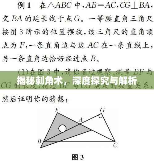 揭秘刺角术，深度探究与解析